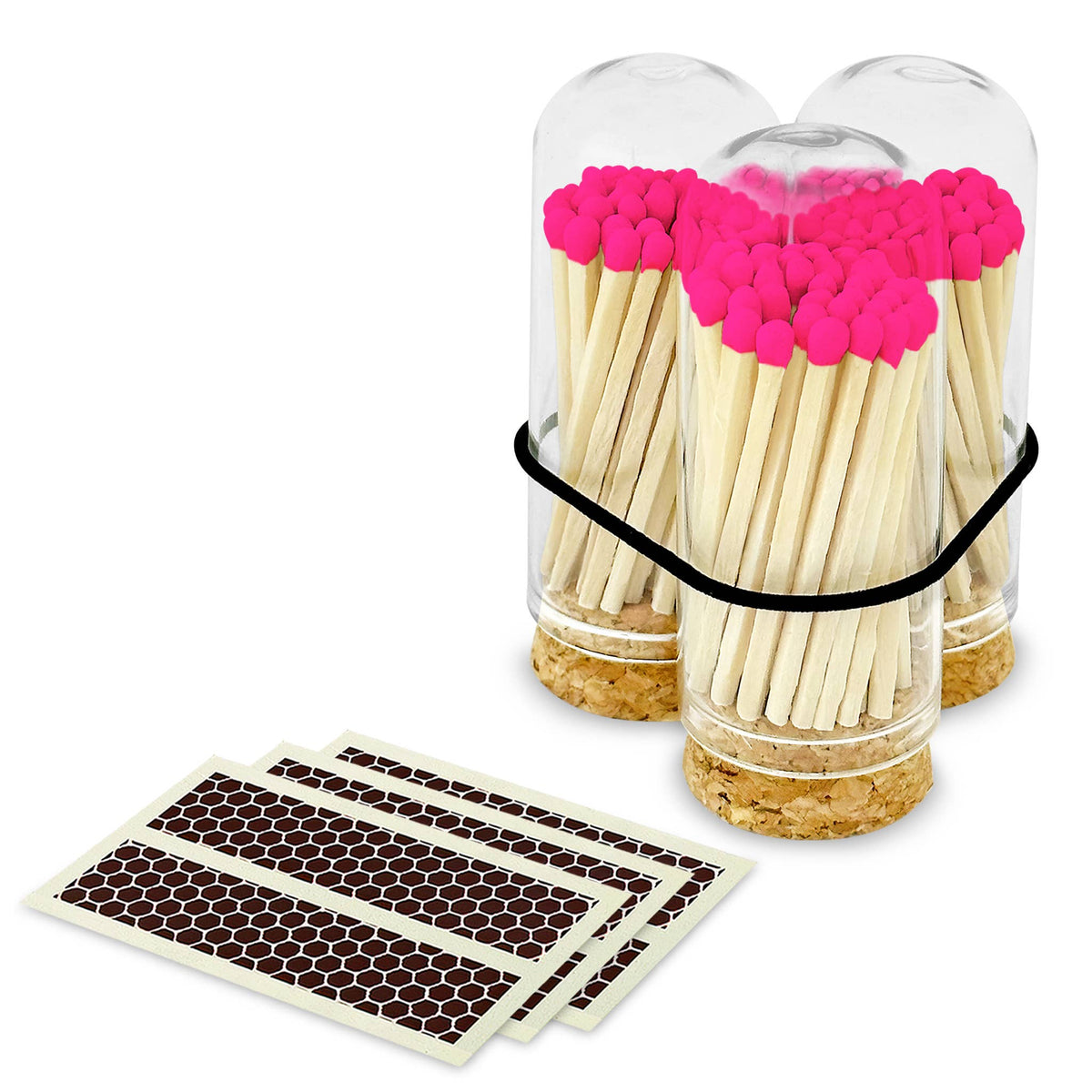 2" Matches + Mini Cloche - Hot Pink - HYDE