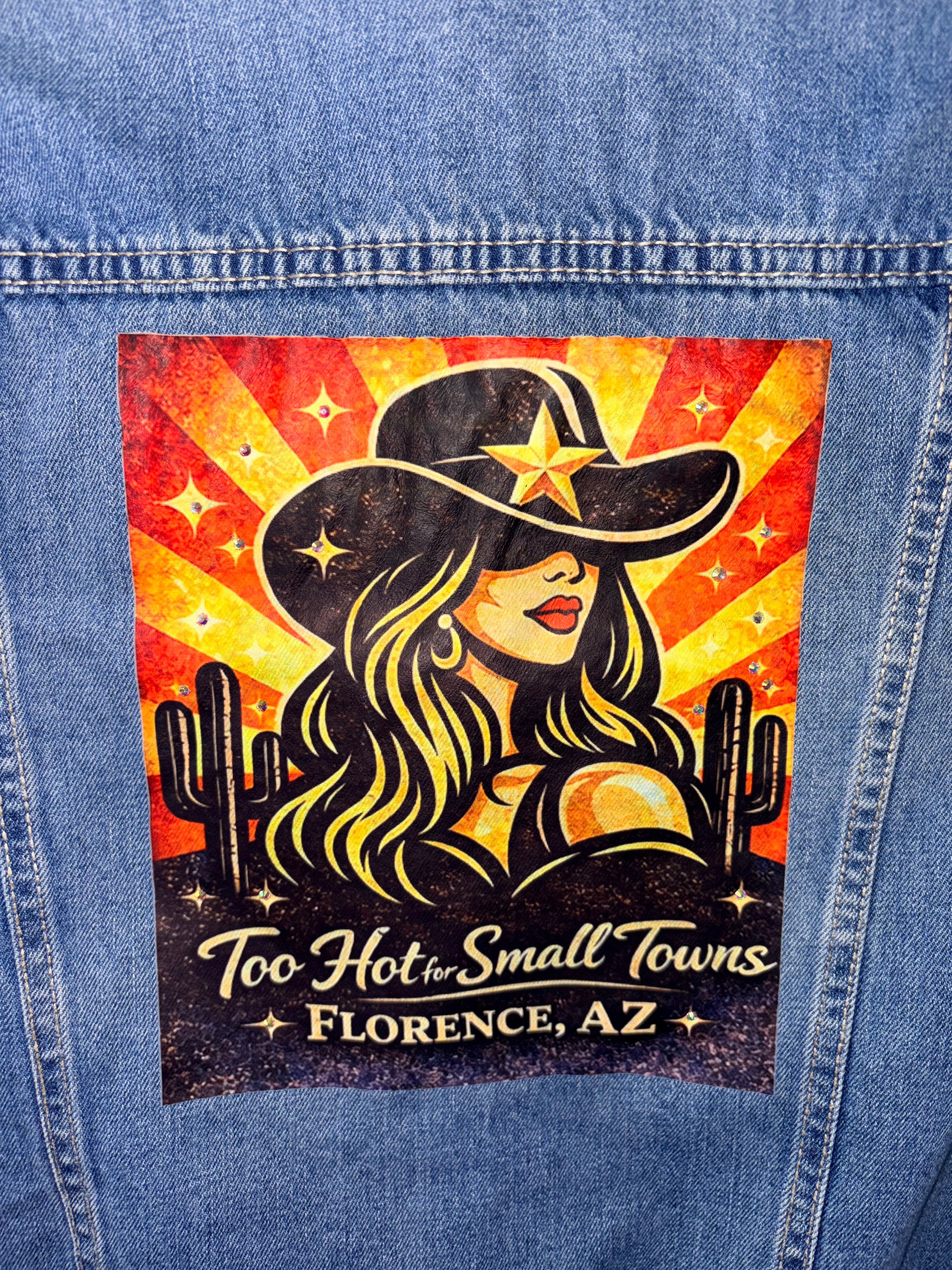 DESERT DOLL - One-of-One Denim Jacket
