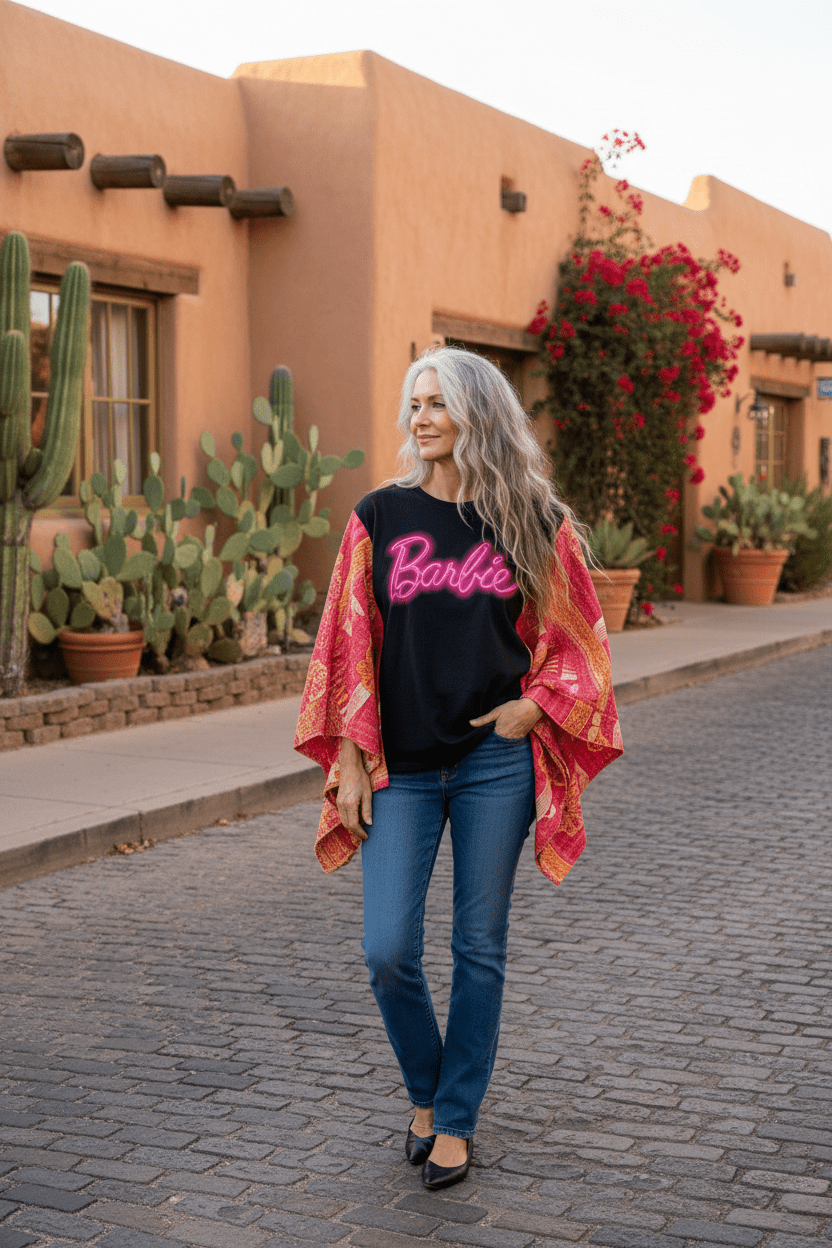 Barbie Kantha-One-of-One Reworked Tee - HYDE Ltd.