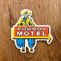 Cowboy Motel 3 Inch Matte Vinyl Sticker - HYDE