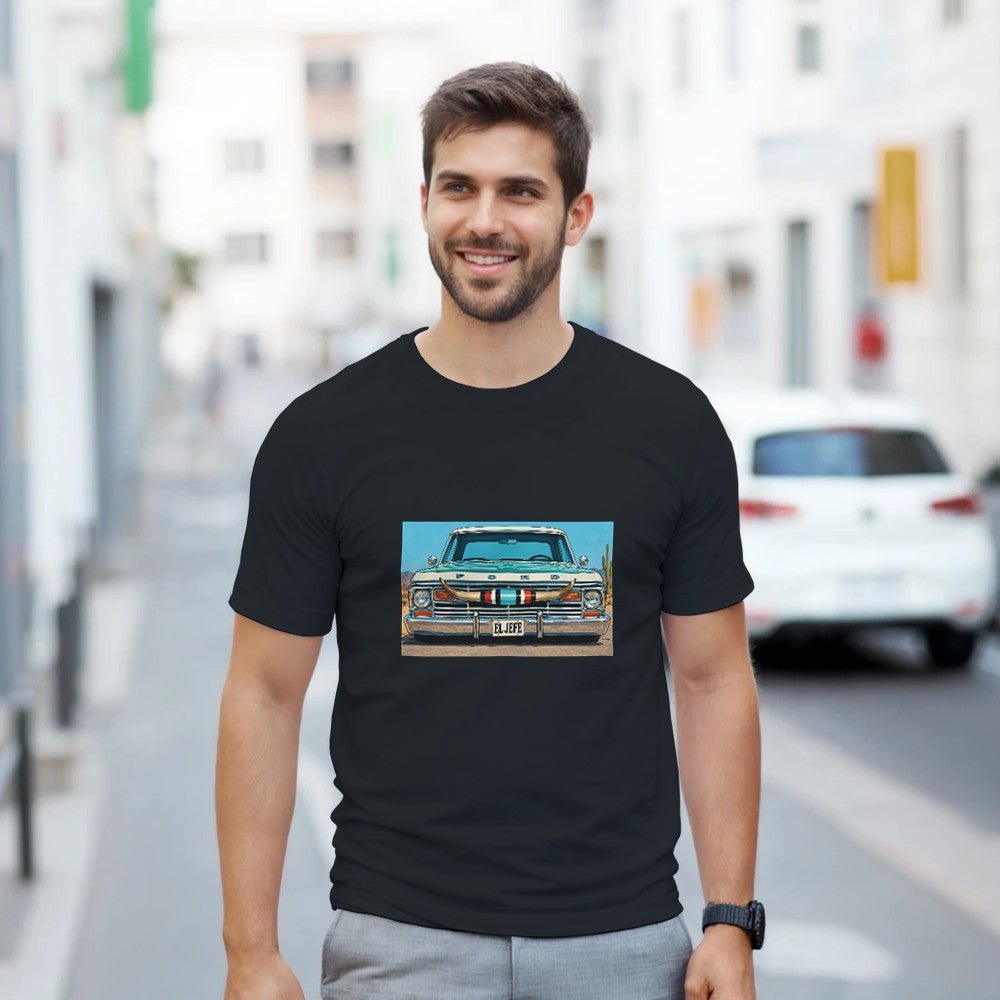 El Jefe Ford Low Rider Graphic T-Shirt - Heavyweight Cotton Classic Fit - HYDE