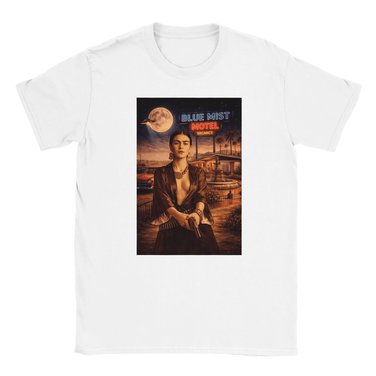 Frida in the Desert Classic Unisex Crewneck T-shirt | Gildan® 64000 - HYDE Ltd.