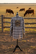 HYDE Upcycled Whiskey Rocks Flannel – One-of-a-Kind Vintage Rework - HYDE Ltd.
