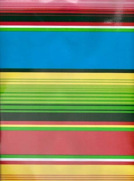 Serape Yardage: Red / 12 yards ROT (rolled on a tube) 47/48" width - HYDE Ltd.