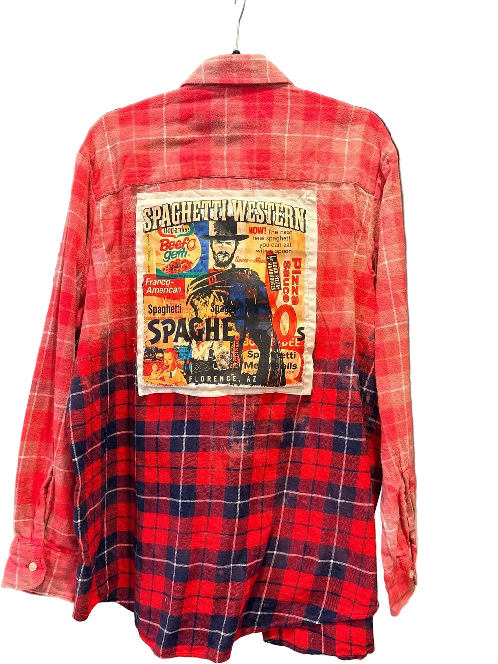 Spaghetti Western custom distressed flannel - HYDE Ltd.