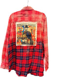 Spaghetti Western custom distressed flannel - HYDE Ltd.