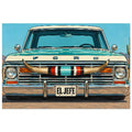 The Boss 1964 Ford Low Rider Graphic Art Poster by Amelia Hyde - HYDE
