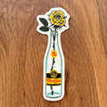Yellow Rose Bottle - 4 Inch Matte Vinyl Sticker - HYDE